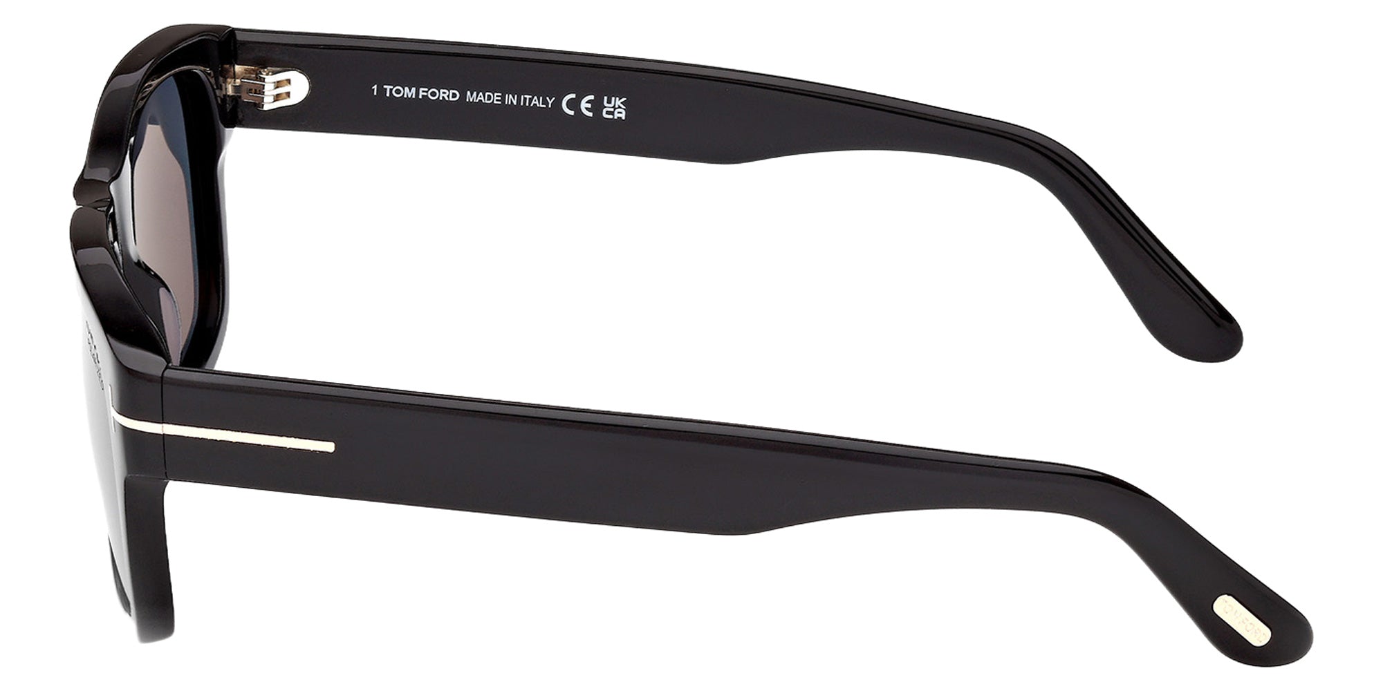 Tom Ford FT1303 01D 55 - Shiny Black / Smoke Polarized 01D #id:ft130301d_s:100110