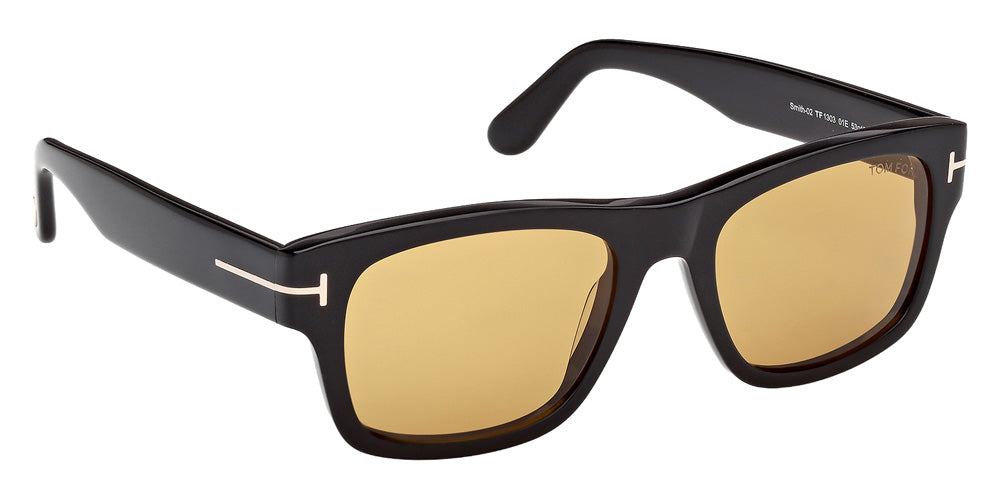 Tom Ford FT1303 SMITH-02 01E 55 - Shiny Black / Brown #id:ft130301e_s:100135