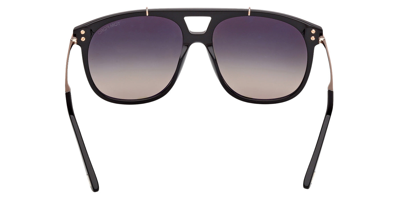Tom Ford FT1306 SAM-02 01B 58 - Shiny Black / Gradient Smoke #id:ft130601b_s:102120