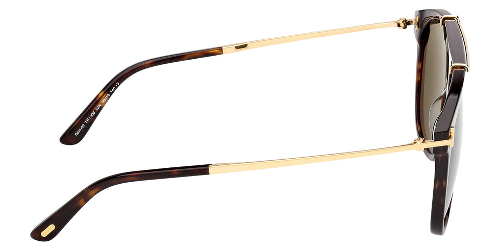 Tom Ford FT1306 SAM-02 52N 58 - Dark Havana / Green #id:ft130652n_s:104130