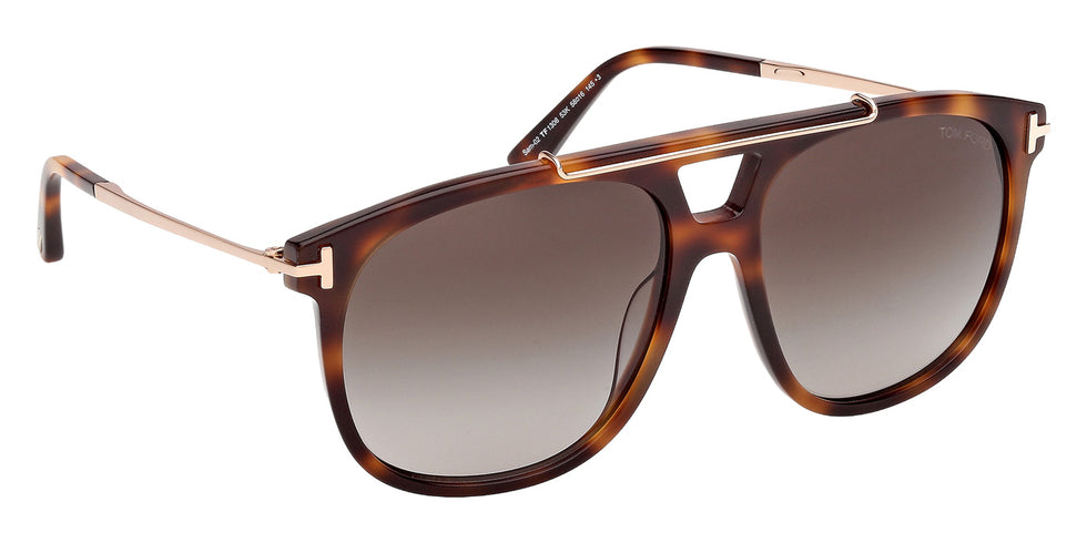 Tom Ford FT1306 SAM-02 53K 58 - Blonde Havana / Gradient Roviex #id:ft130653k_s:106135
