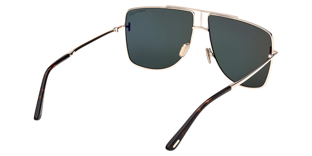 Tom Ford FT1307 ELIOTT-02 28N 59 - Shiny Rose Gold / Green #id:ft130728n_s:102125