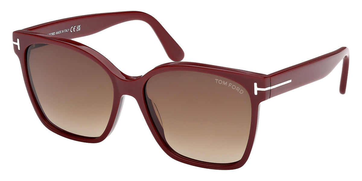 Tom Ford FT1312 IRIS-02 69F 56 - Shiny Bordeaux / Gradient Brown #id:ft131269f_s:104105