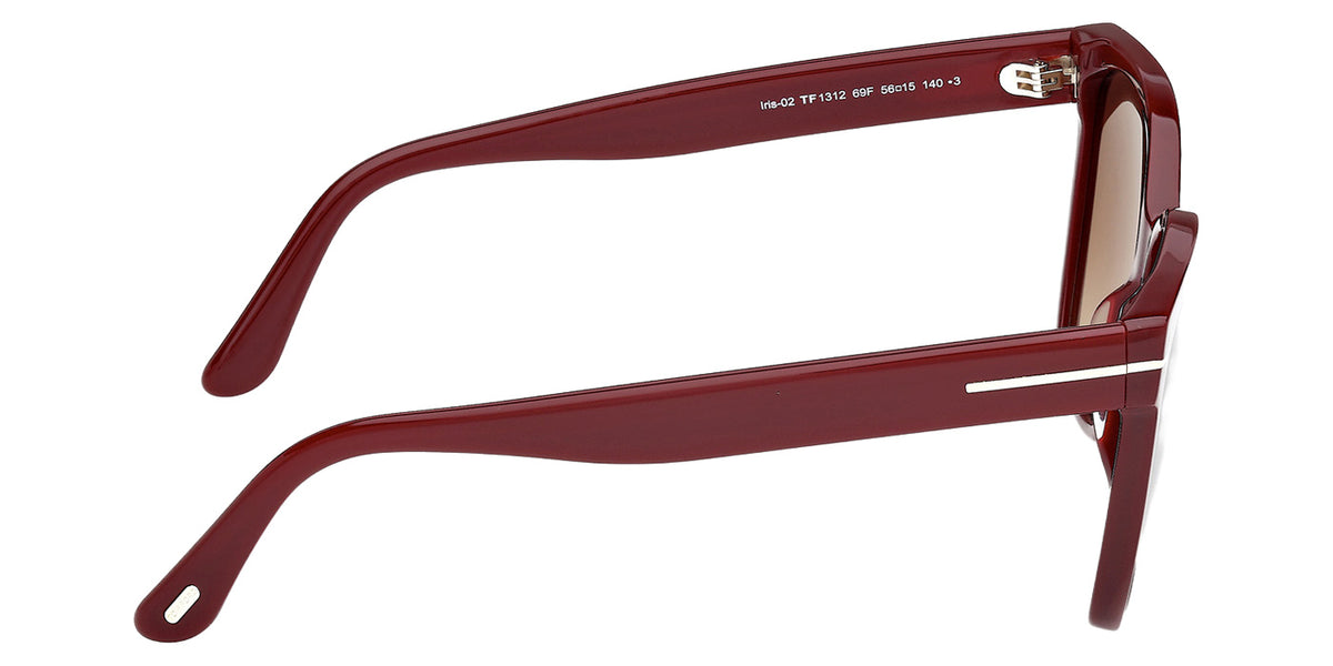 Tom Ford FT1312 IRIS-02 69F 56 - Shiny Bordeaux / Gradient Brown #id:ft131269f_s:104130
