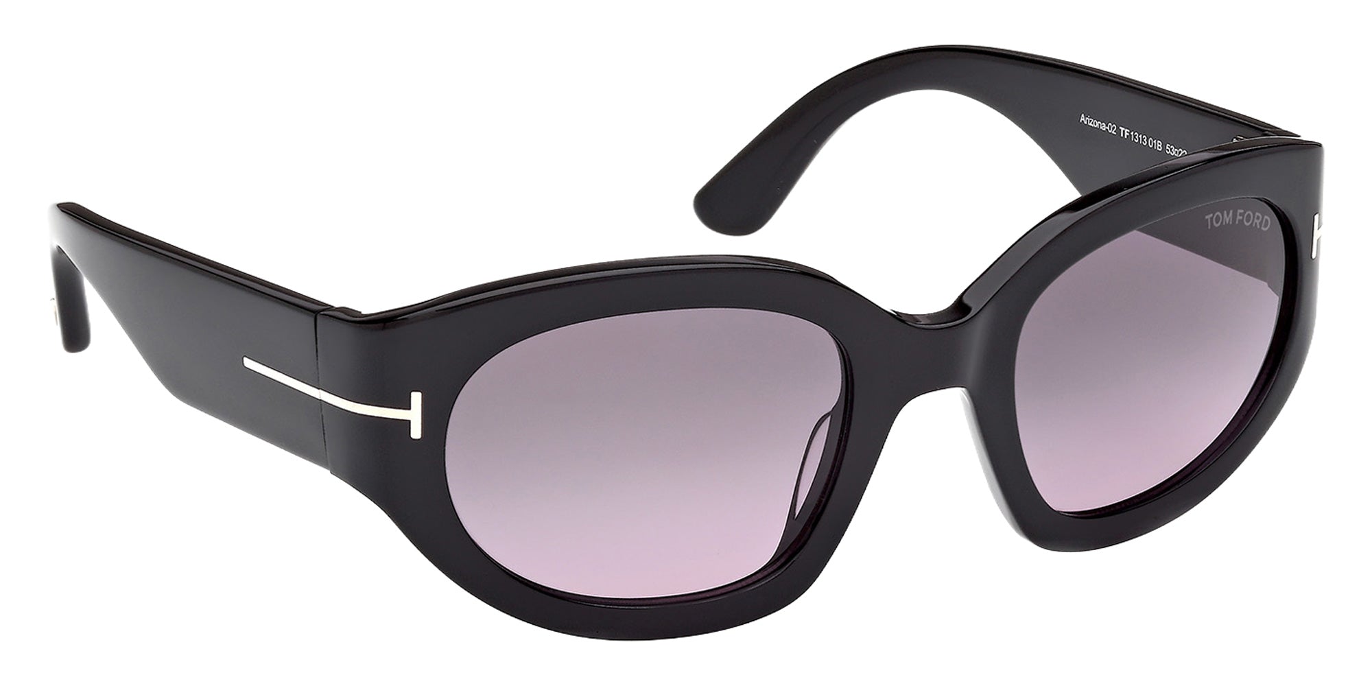 Tom Ford FT1313 01B 53 - Shiny Black / Gradient Smoke 01B #id:ft131301b_s:100135