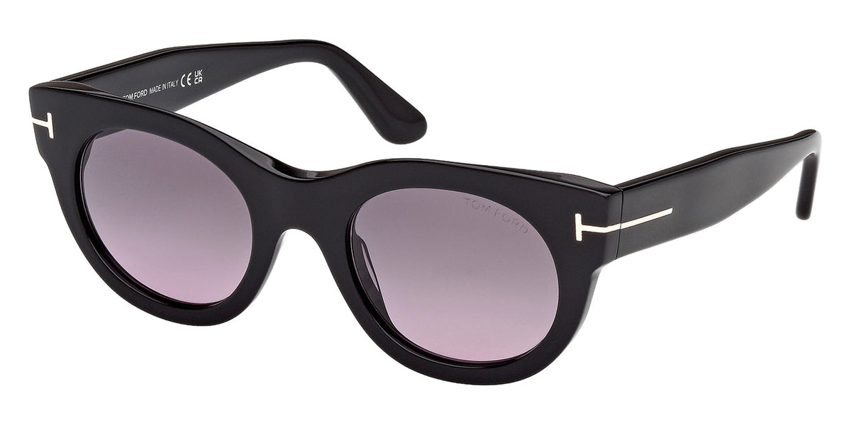 Tom Ford FT1315 MARINE-02 01B 50 - Shiny Black / Gradient Smoke #id:ft131501b_s:100105