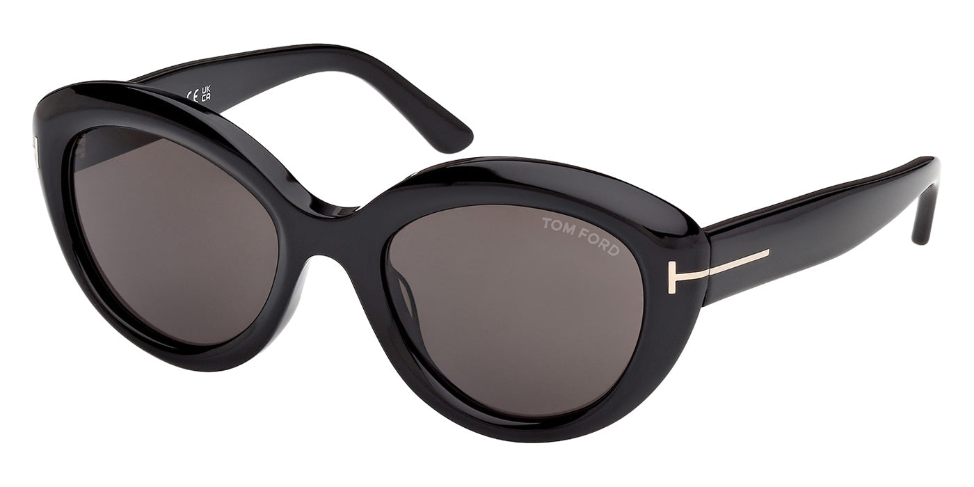 Tom Ford FT1316 STACY-02 01A 53 - Shiny Black / Smoke #id:ft131601a_s:100105