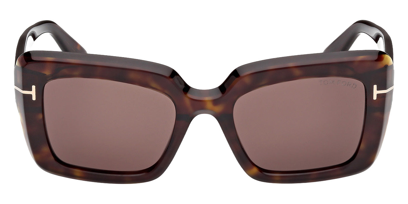 Tom Ford FT1318 LEILA-02 52E 52 - Dark Havana / Brown #id:ft131852e_s:102100