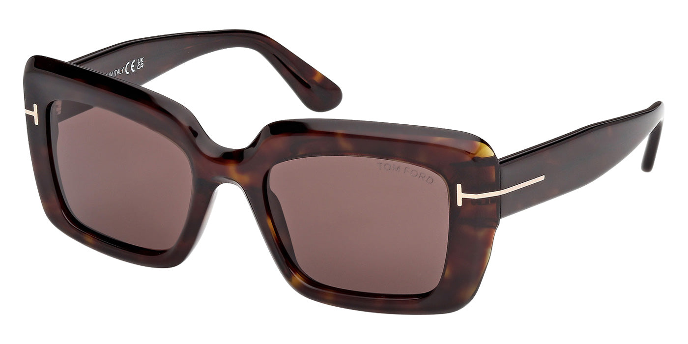 Tom Ford FT1318 LEILA-02 52E 52 - Dark Havana / Brown #id:ft131852e_s:102105