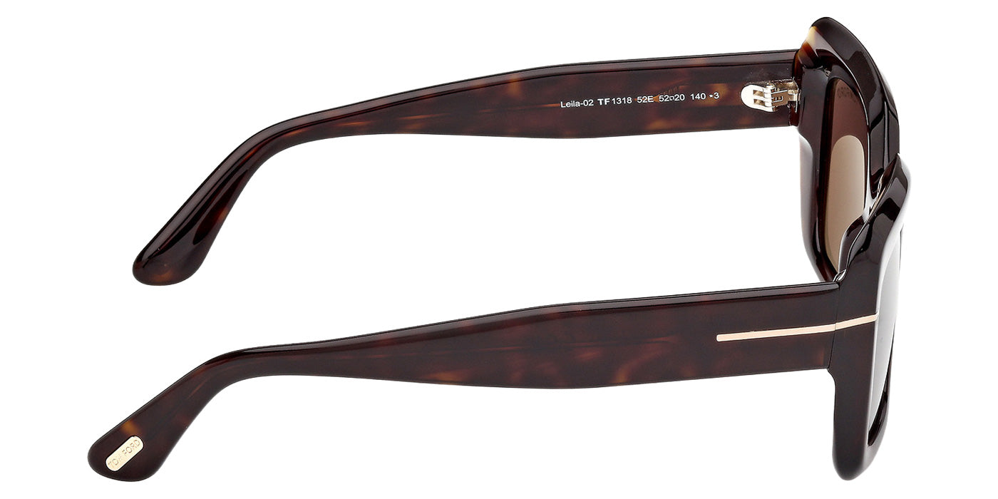 Tom Ford FT1318 LEILA-02 52E 52 - Dark Havana / Brown #id:ft131852e_s:102130