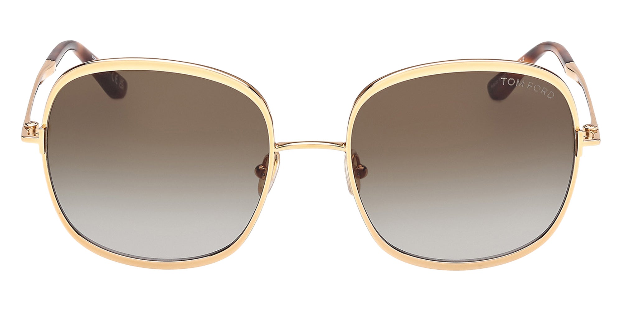 Tom Ford FT1320 30P 57 - Shiny Deep Gold / Gradient Green 30P #id:ft132030p_s:102100