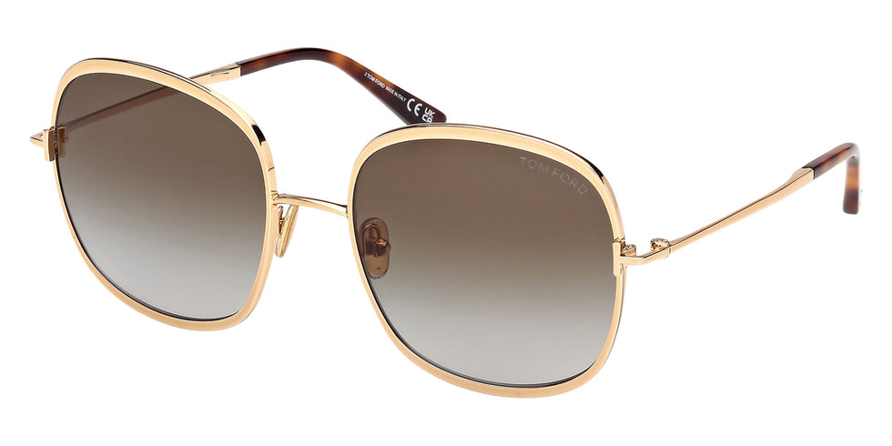 Tom Ford FT1320 30P 57 - Shiny Deep Gold / Gradient Green 30P #id:ft132030p_s:102105