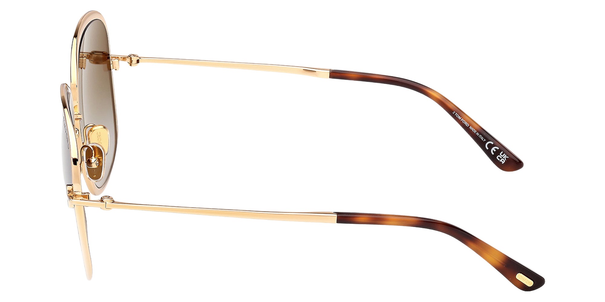 Tom Ford FT1320 30P 57 - Shiny Deep Gold / Gradient Green 30P #id:ft132030p_s:102110