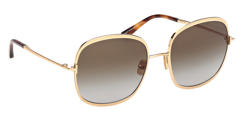 Tom Ford FT1320 30P 57 - Shiny Deep Gold / Gradient Green 30P #id:ft132030p_s:102135