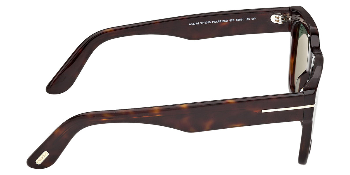 Tom Ford FT1333 ANDY-02 52R 55 - Dark Havana / Green Polarized #id:ft133352r_s:102130