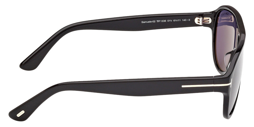 Tom Ford FT1336 SAMUELE-02 01V 61 - Shiny Black / Blue #id:ft133601v_s:100130