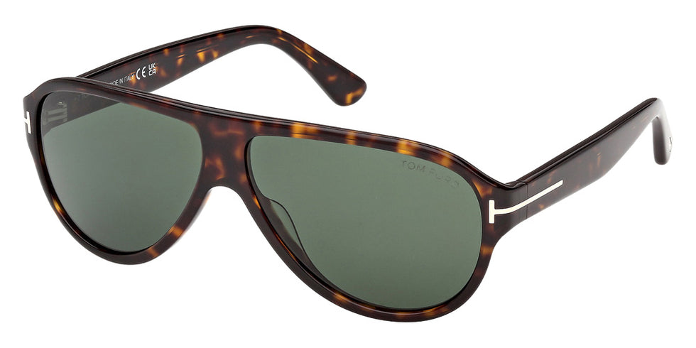 Tom Ford FT1336 SAMUELE-02 52N 61 - Dark Havana / Green #id:ft133652n_s:102105