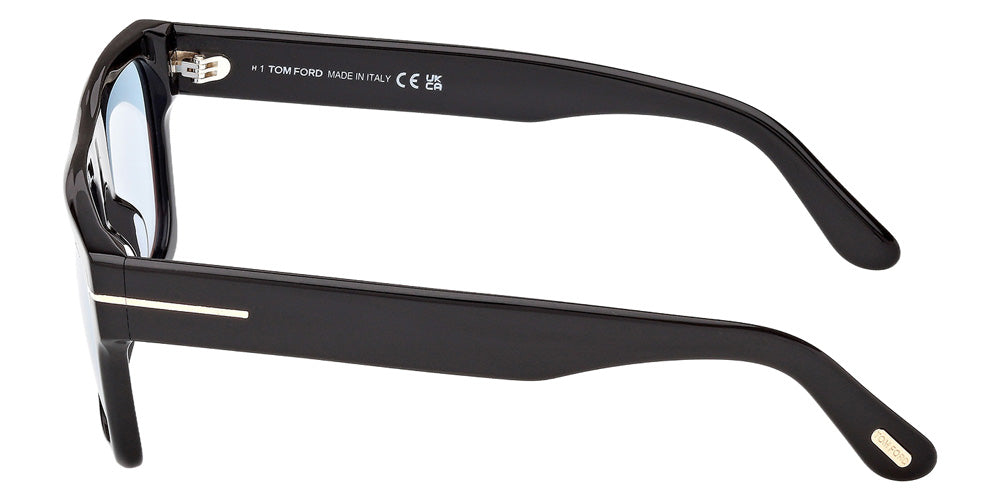 Tom Ford FT1337 CYRUS-02 01V 53 - Shiny Black / Blue Photochromic #id:ft133701v_s:100110