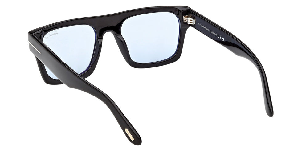 Tom Ford FT1337 CYRUS-02 01V 53 - Shiny Black / Blue Photochromic #id:ft133701v_s:100115