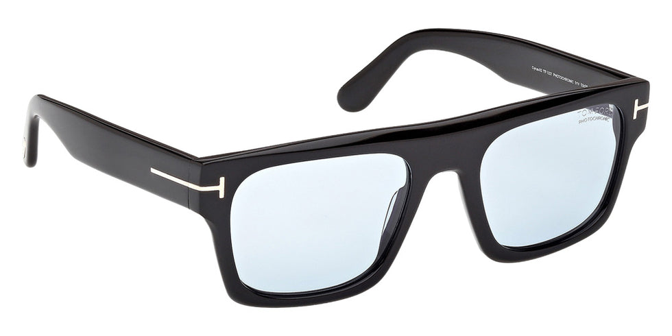 Tom Ford FT1337 CYRUS-02 01V 53 - Shiny Black / Blue Photochromic #id:ft133701v_s:100135
