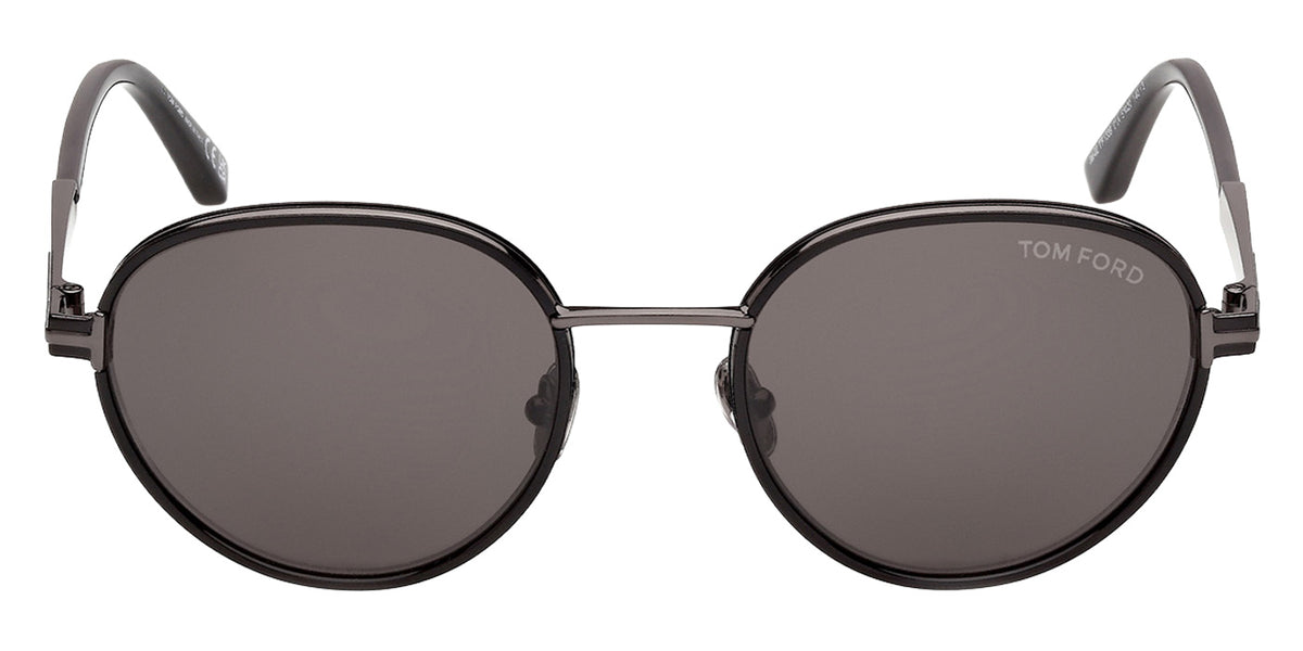 Tom Ford FT1339 JET-02 01A 51 - Shiny Black / Smoke #id:ft133901a_s:100100