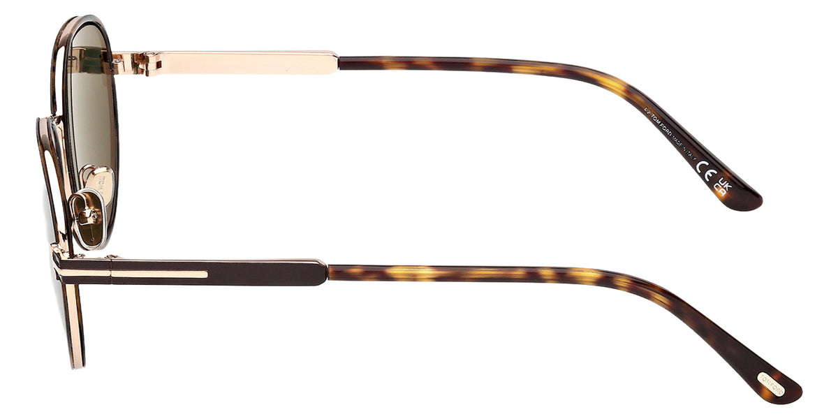 Tom Ford FT1339 JET-02 52N 51 - Dark Havana / Green #id:ft133952n_s:102110