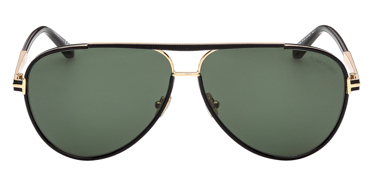 Tom Ford FT1340 RUPERT-02 01N 63 - Shiny Black / Green #id:ft134001n_s:100100
