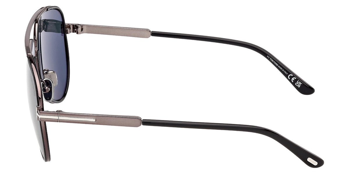 Tom Ford FT1340 RUPERT-02 01V 63 - Shiny Black / Blue #id:ft134001v_s:102110