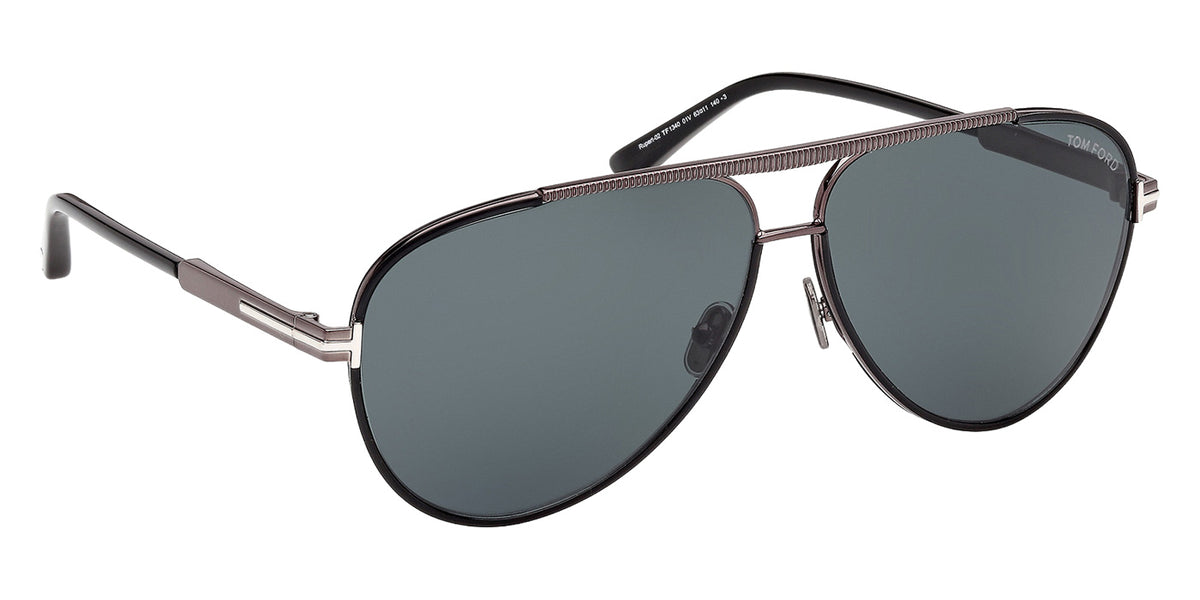 Tom Ford FT1340 RUPERT-02 01V 63 - Shiny Black / Blue #id:ft134001v_s:102135
