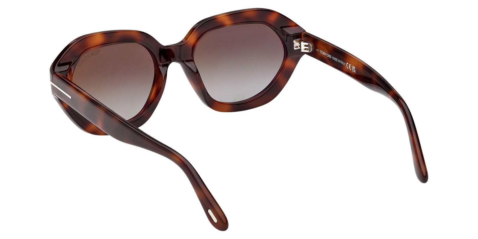 Tom Ford FT1341 MERYL-02 53P 53 - Blonde Havana / Gradient Green #id:ft134153p_s:100115
