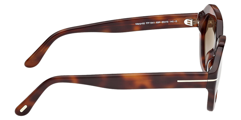 Tom Ford FT1341 MERYL-02 53P 53 - Blonde Havana / Gradient Green #id:ft134153p_s:100130
