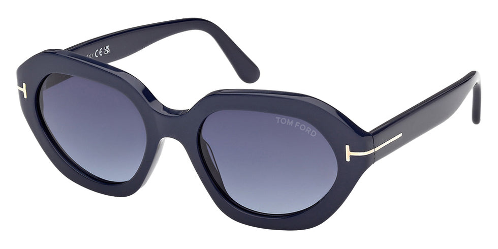 Tom Ford FT1341 MERYL-02 90W 53 - Shiny Blue / Gradient Blue #id:ft134190w_s:100105