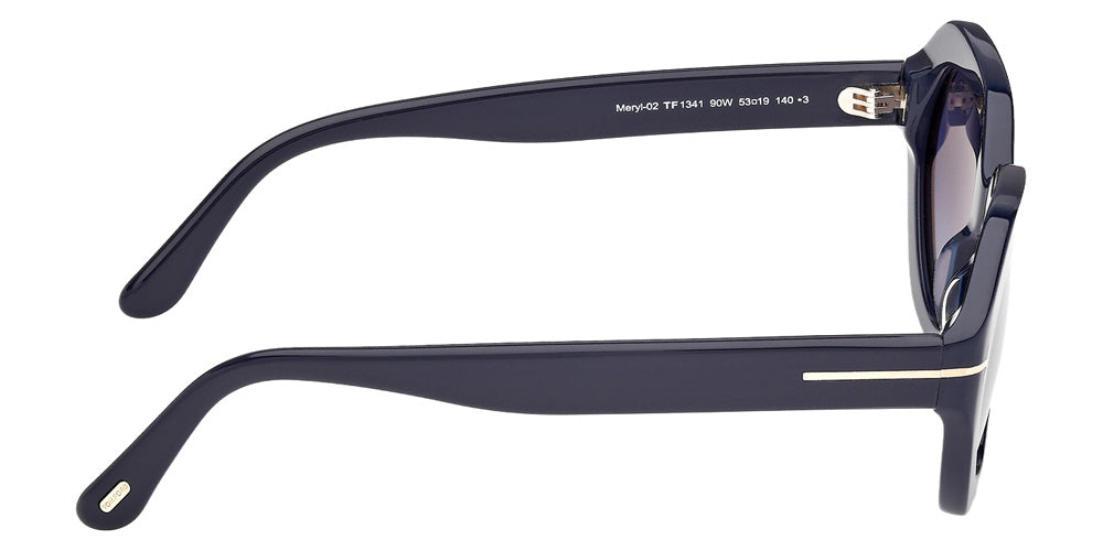 Tom Ford FT1341 MERYL-02 90W 53 - Shiny Blue / Gradient Blue #id:ft134190w_s:100130