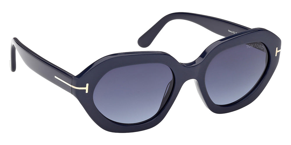 Tom Ford FT1341 MERYL-02 90W 53 - Shiny Blue / Gradient Blue #id:ft134190w_s:100135