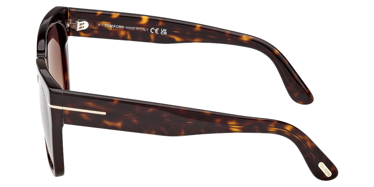Tom Ford FT1343 FLYNN-02 52T 55 - Dark Havana / Gradient Bordeaux #id:ft134352t_s:100110
