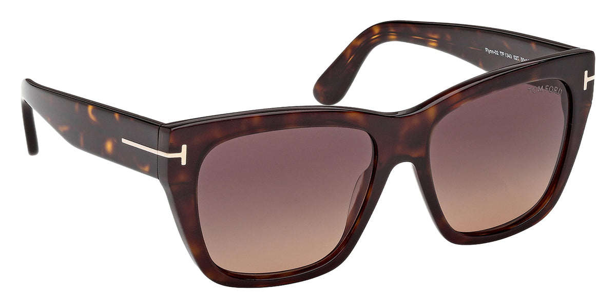 Tom Ford FT1343 FLYNN-02 52T 55 - Dark Havana / Gradient Bordeaux #id:ft134352t_s:100135