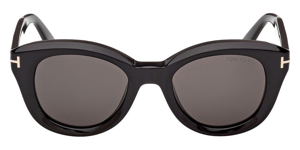 Tom Ford FT1344 NIKA-02 01A 49 - Shiny Black / Smoke #id:ft134401a_s:100100