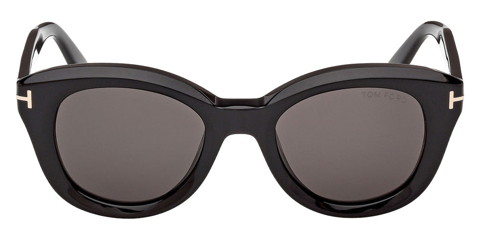 Tom Ford FT1344 NIKA-02 01A 49 - Shiny Black / Smoke #id:ft134401a_s:100100