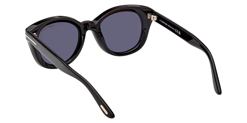 Tom Ford FT1344 NIKA-02 01A 49 - Shiny Black / Smoke #id:ft134401a_s:100115