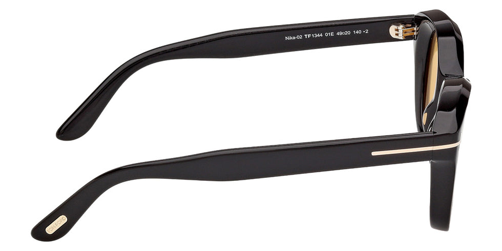 Tom Ford FT1344 NIKA-02 01E 49 - Shiny Black / Brown #id:ft134401e_s:102130