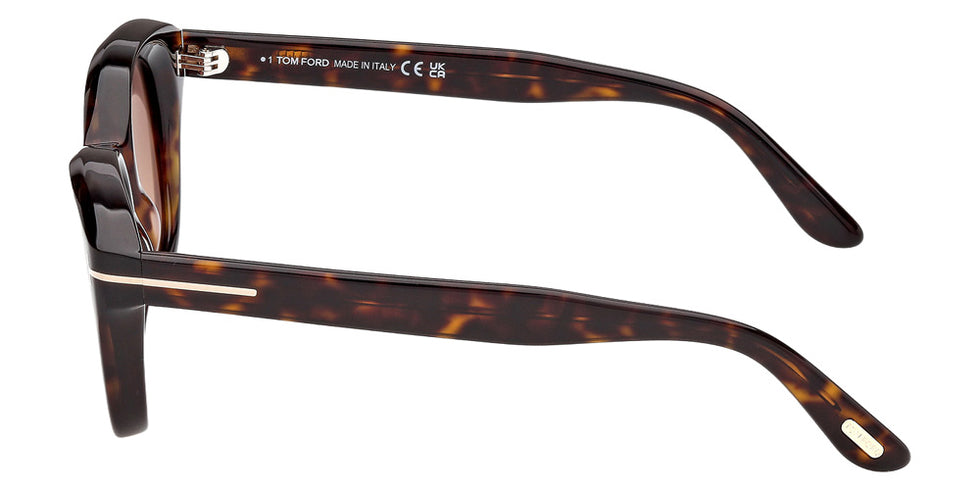 Tom Ford FT1344 NIKA-02 52T 49 - Dark Havana / Gradient Bordeaux #id:ft134452t_s:104110