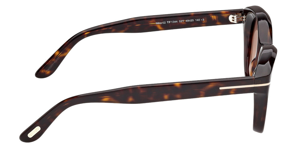 Tom Ford FT1344 NIKA-02 52T 49 - Dark Havana / Gradient Bordeaux #id:ft134452t_s:104130