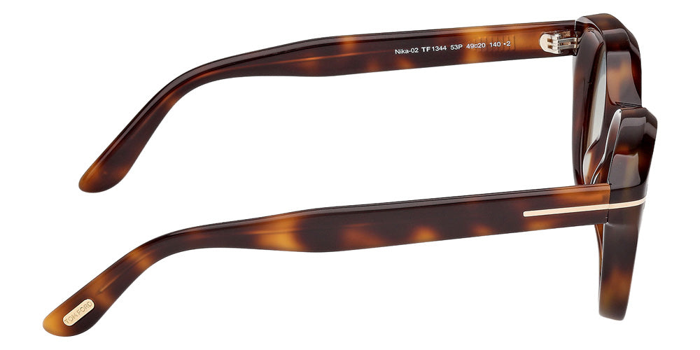 Tom Ford FT1344 NIKA-02 53P 49 - Blonde Havana / Gradient Green #id:ft134453p_s:106130