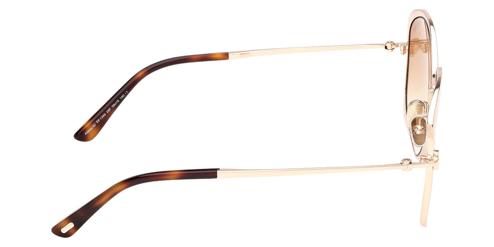Tom Ford FT1349 ABBEY-02 28F 58 - Shiny Rose Gold / Gradient Brown #id:ft134928f_s:100130