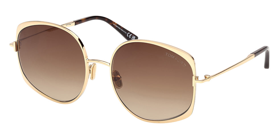 Tom Ford FT1349 30F 58 - Shiny Deep Gold / Gradient Brown 30F #id:ft134930f_s:104105