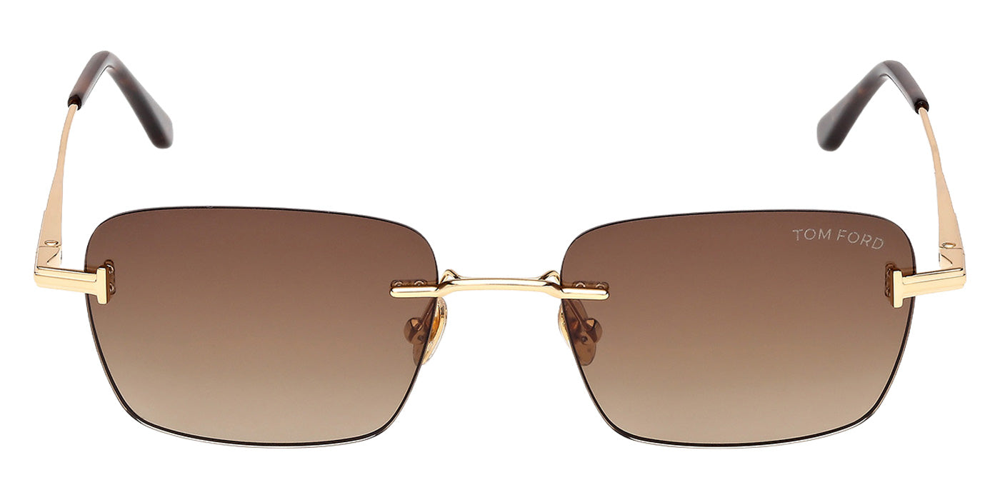 Tom Ford FT1354 JAKE-02 30F 54 - Shiny Deep Gold / Gradient Brown #id:ft135430f_s:106100