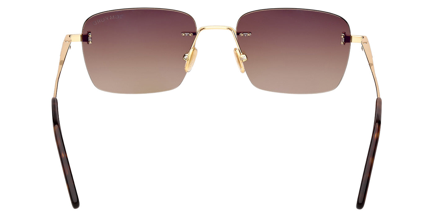 Tom Ford FT1354 JAKE-02 30F 54 - Shiny Deep Gold / Gradient Brown #id:ft135430f_s:106120