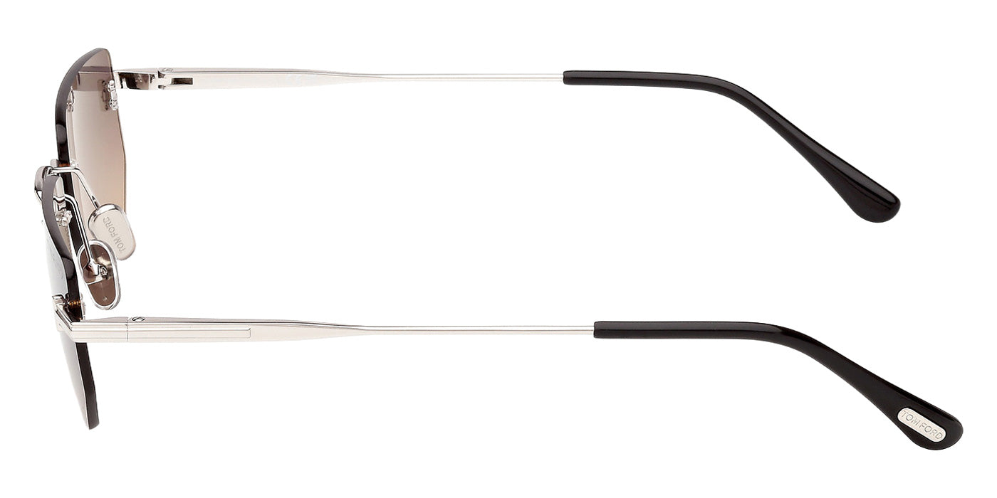 Tom Ford FT1355 ETHAN-02 16B 53 - Shiny Palladium / Gradient Smoke #id:ft135516b_s:100110