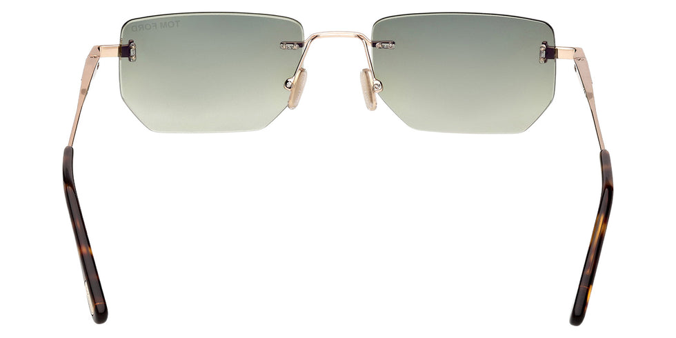Tom Ford FT1355 ETHAN-02 28P 53 - Shiny Rose Gold / Gradient Green #id:ft135528p_s:102120