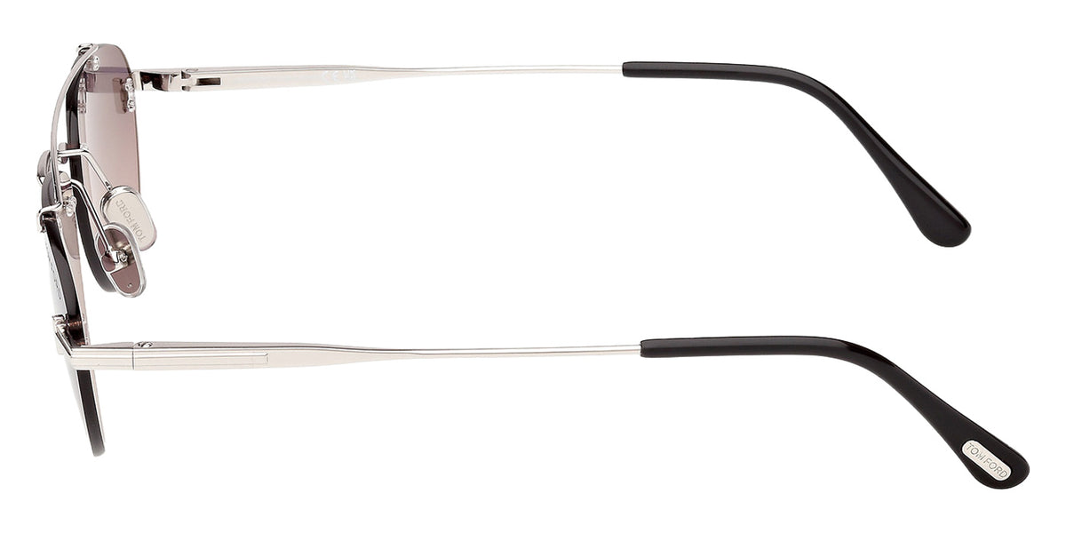 Tom Ford FT1356 ASTOR-02 16B 55 - Shiny Palladium / Gradient Smoke #id:ft135616b_s:100110
